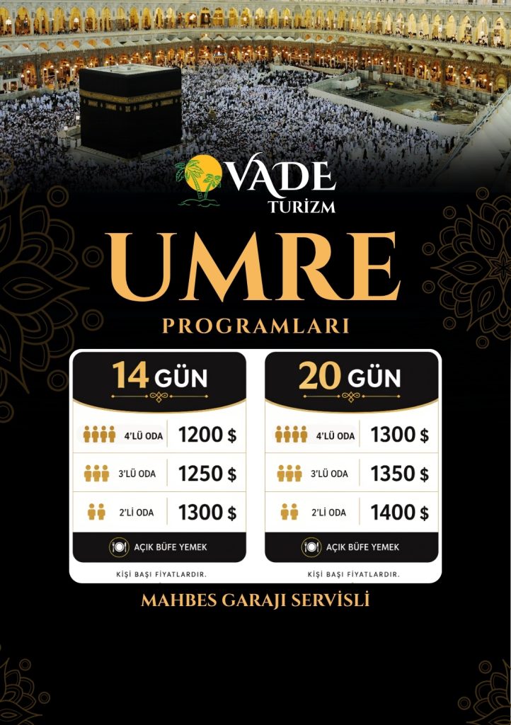 Vade Turizm Umre Programları